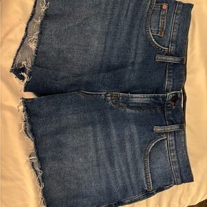 Hudson Denim GRACIE raw edge shorts